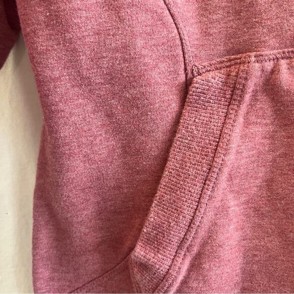 LL Bean Pullover Women Large Heathered Red Cowl Neck Long Sleeve Soft Cozy Comfy - Picture 3 of 7